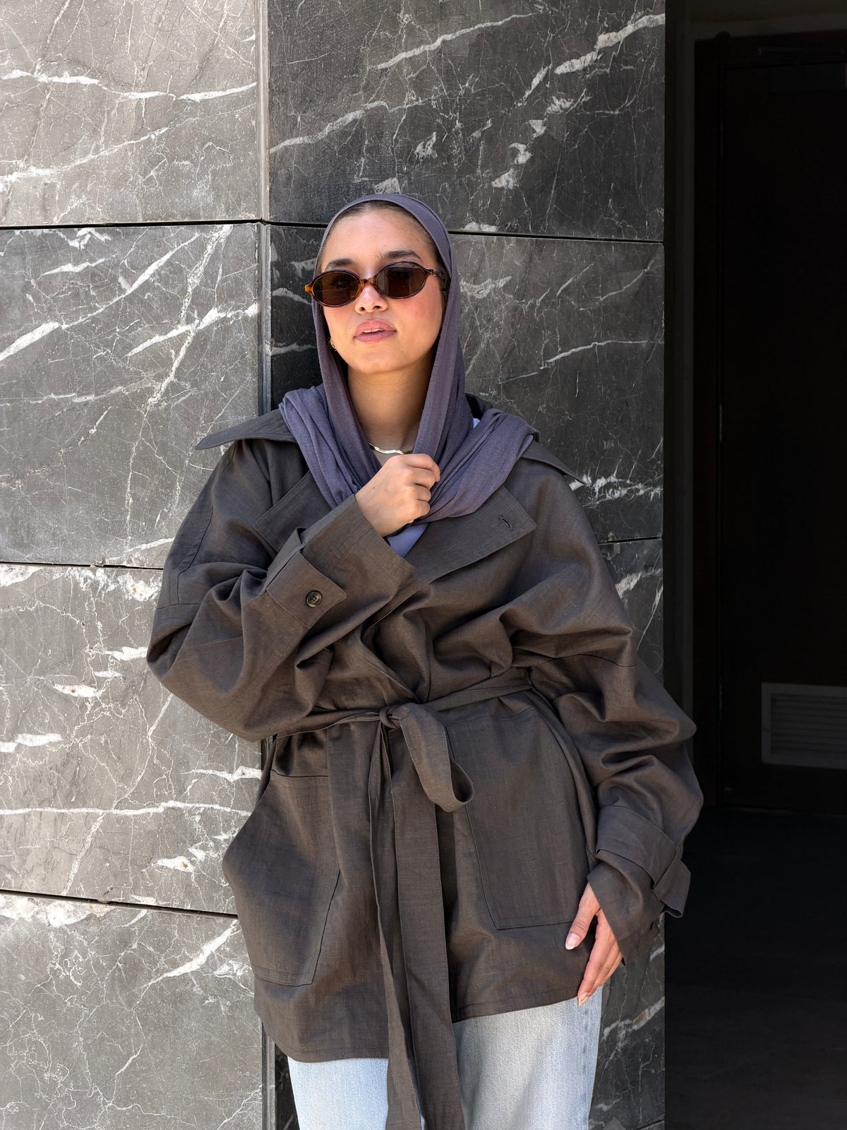 The Solene Linen Cardigan