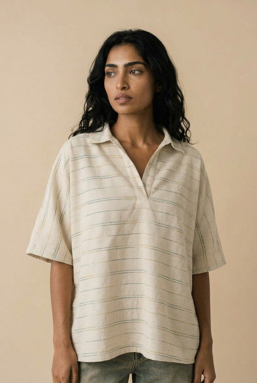Pure Linen Relaxed Top