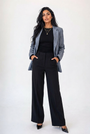 Blue Linen Blazer