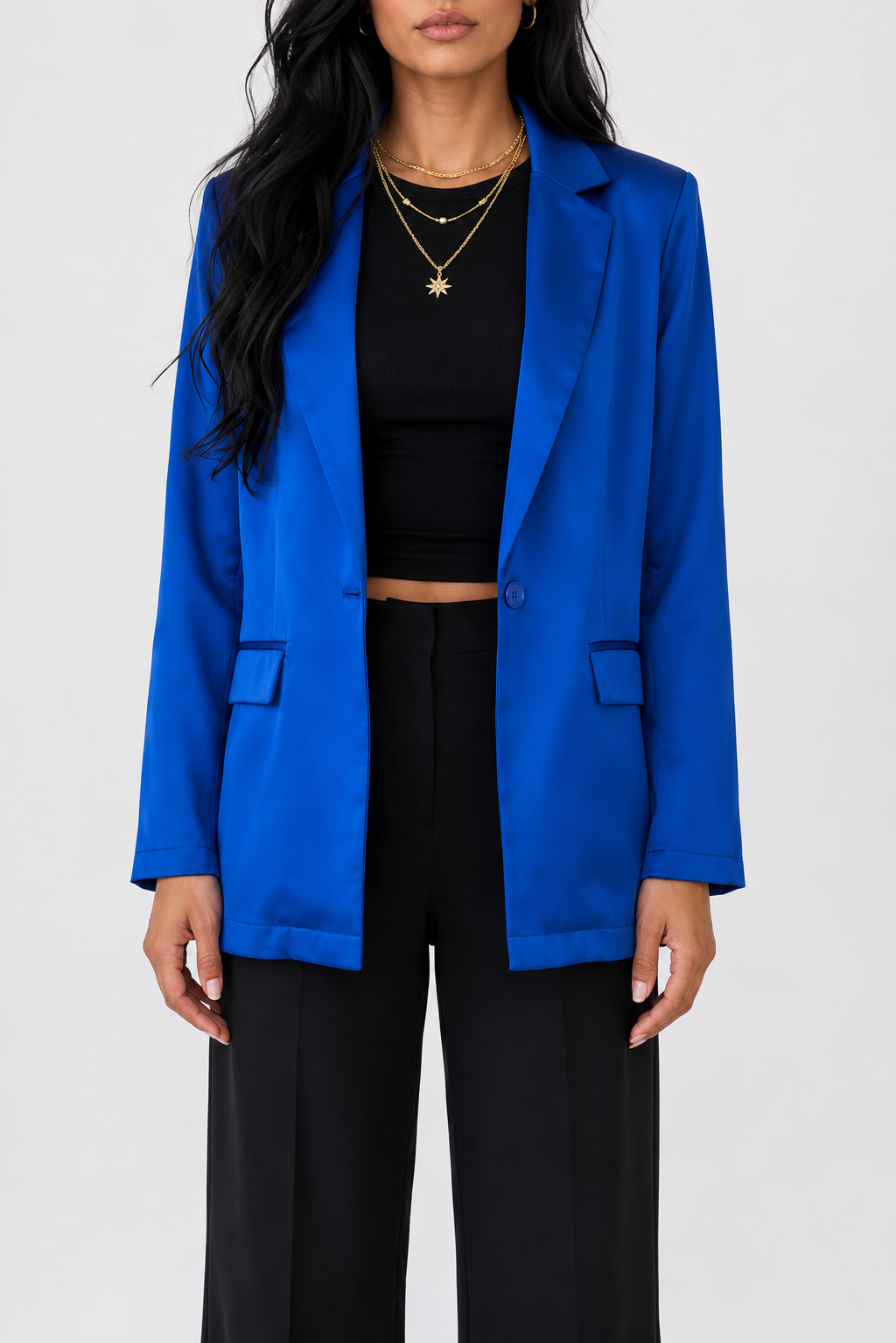 The Satin Blazer