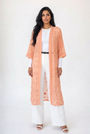 Embroidered Sheer Kimono